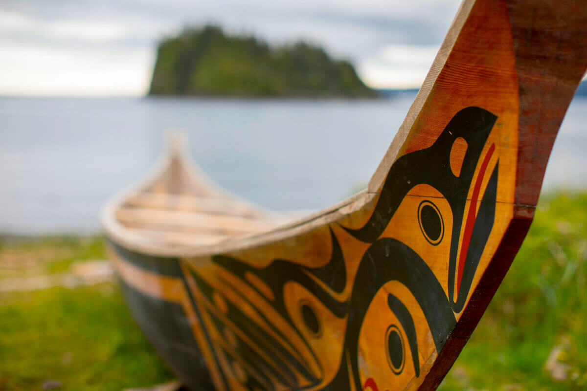 Native canoe